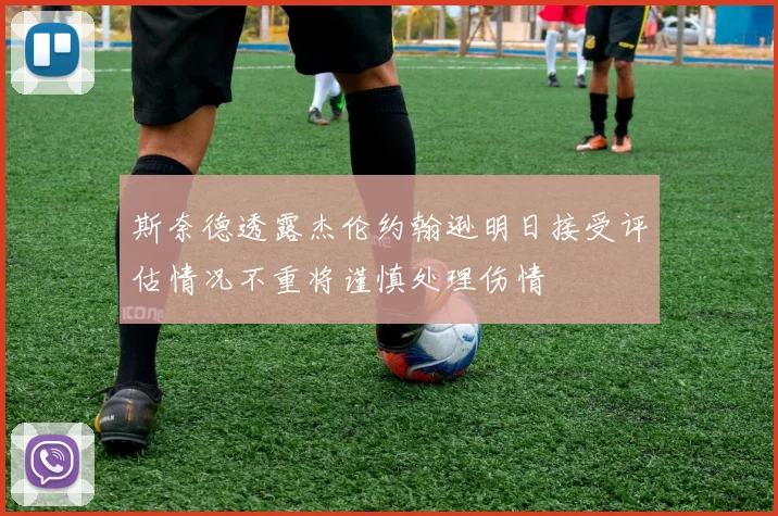 斯奈德透露杰伦约翰逊明日接受评估情况不重将谨慎处理伤情